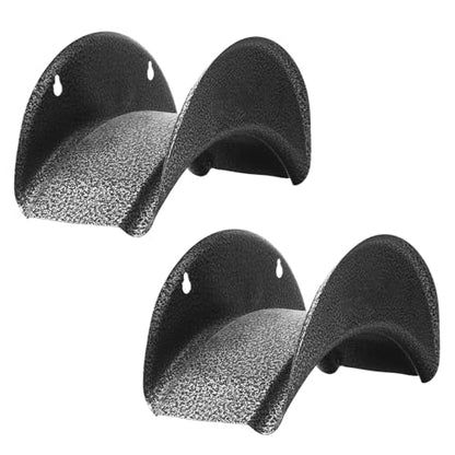 GARTOL Heavy Duty Wall Mounted Hose Holder, Rust-Proof Carbon Steel Hose Hanger Rack with Screws & Expansion Bolts, for Garden Water Hose, Air Lines, Ropes, or Extension Cords (2 Pack) - size: 2 Pack