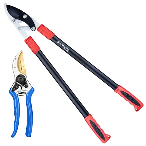 Haus & Garten ClassicPRO Bypass Pruning Shears and PowerPRO Bypass Loppers Bundle
