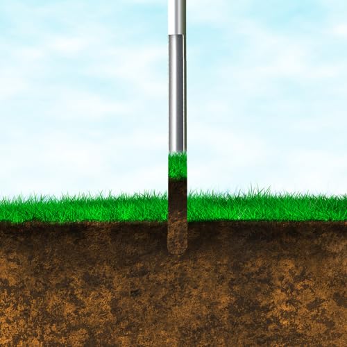 36" Soil Sample Probe Stainless Steel T-Style Handle Sampling Soil Probe