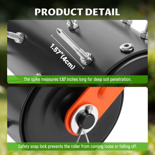 Rolling Lawn Aerator, Manual Lawn Aerator Roller Tool
