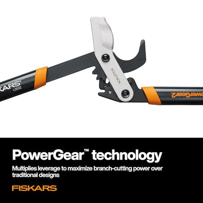 Fiskars 32” PowerGear2 Garden Bypass Loppers, 2" Cut Capacity Tree Trimmer - style: 32 in