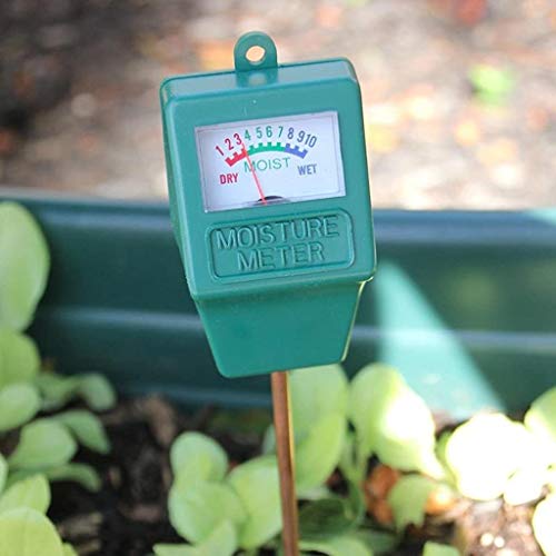 Soil Moisture Meter,Long Probe Plant Hygrometer Moisture Sensor Plant Water Monitor for Potted Plants,Garden,Farm, Lawn(No Battery Needed) - color: Green-Long Probe Version
