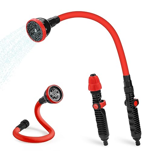 2 in 1 Bendable Watering Wand Heavy Duty for Garden/Car Cleaning