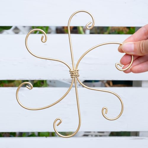 7.5In Monstera Plant Stem Support Hook Set-5PCS Metal stem Holder - size: 7.5 x 7.5 inches