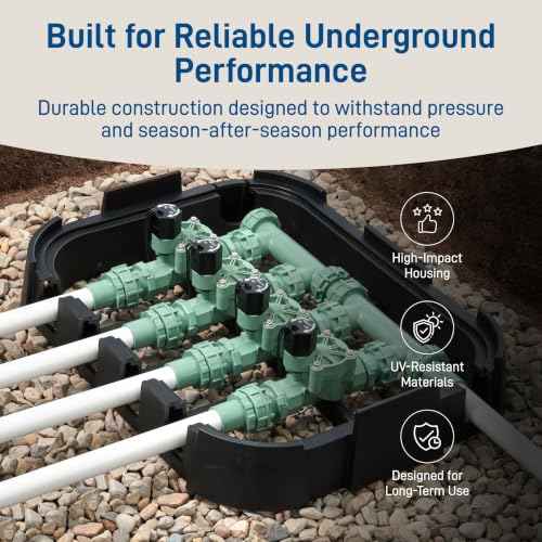 Orbit 4-Valve Heavy Duty Preassembled Sprinkler Manifold - 57257 - size: 4-Valve, style: 4-Valve