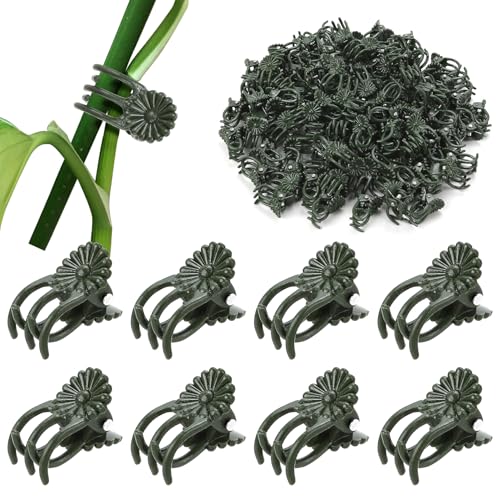 Plant Clips Orchid Clips 100 Pcs Plants Support Clip Flower and Vine Clip Plant Garden Clipss for Climbing Plants Supporting Stems Vines Stalks Grow Straight Upright Indoor Outdoor Orchid Accessories - size: 100 Pcs