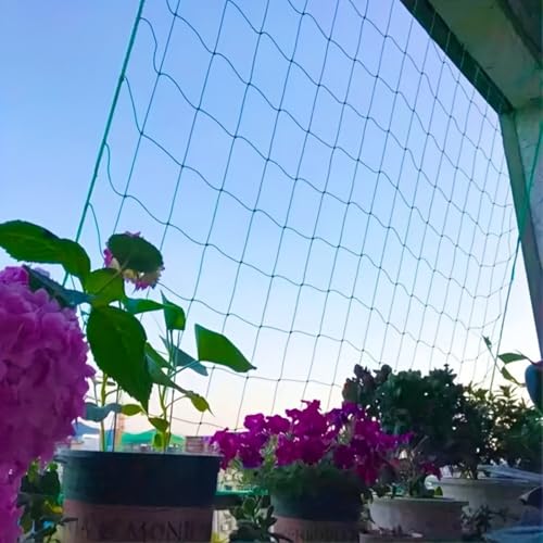 Plant Climbing Net Heavy-Duty Nylon Plant Climbing Net - Portable Flower Vine Climbing Frame for Garden, Vegetable & Flower Plants - Breathable Mesh Design Prevents Damage & Allows Growth