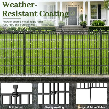 No Dig Garden Fence Outdoor for Yard, 48in (H) x 23.6ft(L) - size: 48 in(H) X 23.6 ft(L)
