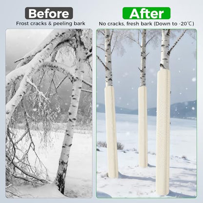 2 Pack Tree Covers for Winter - Tree Winter Protection with 600D Waterproof Oxford Fabric,Adjustable for 9.8"-15.5" Trunk Circumference, Protects from Snow, Deer & Birds (2 Pack)