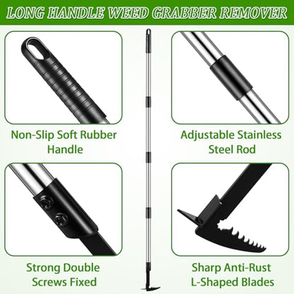 MUDEREK Crack Weeder - Manganese Steel Manual Crevice Weeding Tool