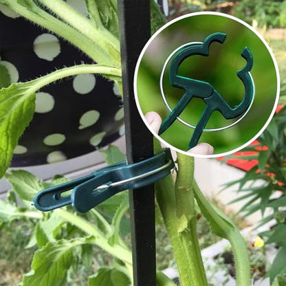Plant Clips for Climbing Plants, Garden Support for Tomatoes & Vine - size: 120 Big