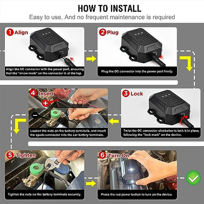 Ultrasonic Rodent Repellent for Car Engines, with Remote Control