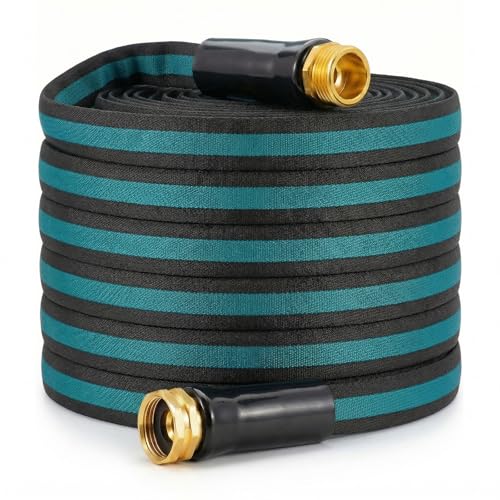75FT Lightweight Garden Hose – Kink-Resistant, Flexible, High-Pressure Hose for Outdoor Watering, Lawn Care, Garden, and Car Cleaning
