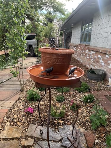 2 Pack of 16 17 inch Plant Saucer Tray (15 inch Base), 2.3" Depth, Heavy Duty Plastic Saucer 16" Round, Plant Tray for Pots, Flower Plant Saucers for Indoors (17 inch, Terracotta) - size: 17" (2 pack)