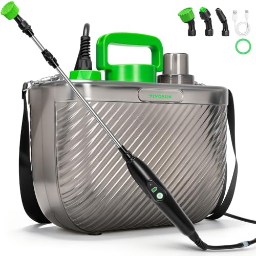 VIVOSUN Battery Powered Sprayer, 2 Gallons, for Lawn and Garden Watering