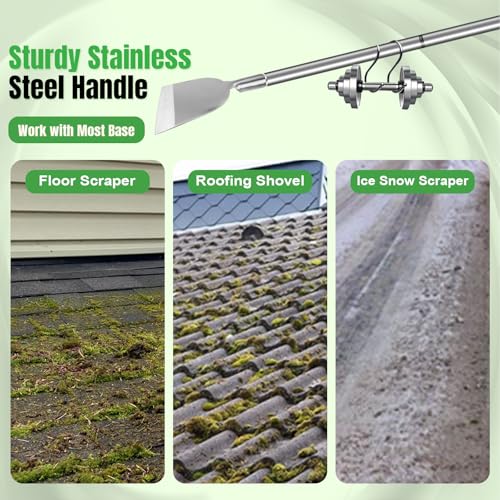 Floor Scraper Long Handle, Paint Wallpaper Garden Snow Ice Shovel