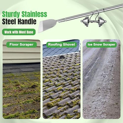 Floor Scraper Long Handle, Paint Wallpaper Garden Snow Ice Shovel