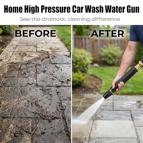 2packs High Pressure Hose Nozzle Sprayer for US Garden Hoses