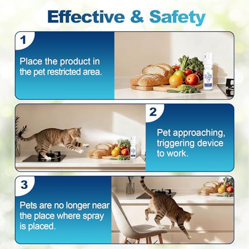 Cat Spray Deterrent, Motion Activated, [2 Pack] for Cat & Dog White - color: White-2 Pack
