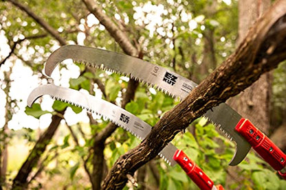 EZ Kut Kamikaze 15′ Extendable Tree Trimmer Pole Saw - Branch Cutter with Single Hook Pole Saw Blade for Branch Removal - Best Pole Saws for Tree Trimming. Tree pruner pole saw since 1988 - size: 15 ft