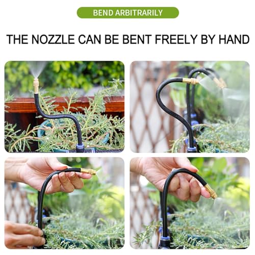 360° Adjustable Drip Irrigation System for Garden,Automatic Watering System - size: 82 FT