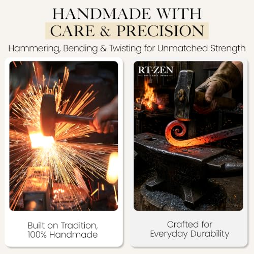 RTZEN Plant Hangers Outdoor or Indoor Heavy Duty Wall Bracket Hooks - size: 7.5 Inch, style: Axe Hooks