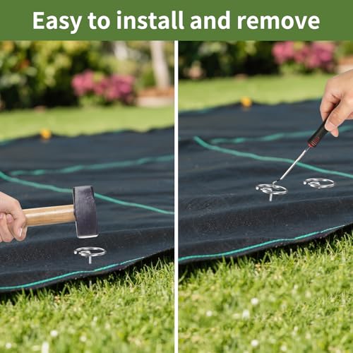 60 Pcs 6 Inch Landscape Fabric Staples, Tensile Strength 450-500Mpa - style: G-60 PCS