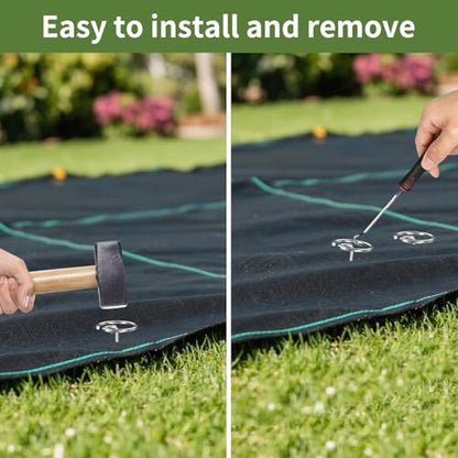 60 Pcs 6 Inch Landscape Fabric Staples, Tensile Strength 450-500Mpa - style: G-60 PCS