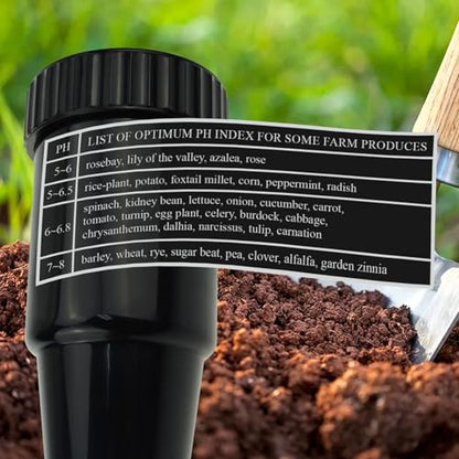 Soil PH Meter, Soil Moisture Sensor Meter, Soil PH Tester Gardening Tool Kits for Plant, Tree, Soil Tester for Moisture Great for Garden, Lawn, Farm, Indoor & Outdoor Use 295mm Long