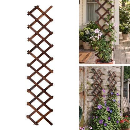 Expandable Garden Trellis, 13"x68" Trellis for Climbing Plants Outdoor 1Pcs - size: 13" x 68" 1 Pack