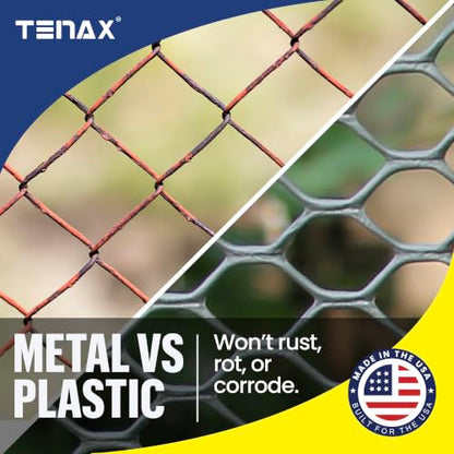 Tenax 2A230090 Poultry Fence 3' x 25' Black Made in USA - color: Black, size: 3-ft x 25-ft