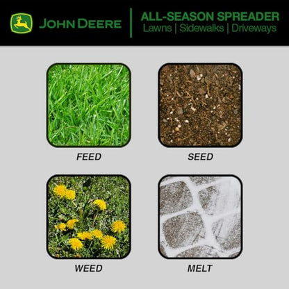 John Deere 130 lb. Capacity Push Broadcast Spreader 45-0462-JD