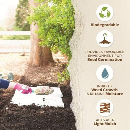 Seed Mat - Easy to Plant and Grow Garden Seeds - Creates Fragrant, Vibrant Flower Garden (Bird Lover’s Delight Flower Garden - 1 Mat)