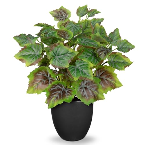 Villa Como 14.5" Artificial Plants Indoor Home Decor Small Faux Grape Plant - color: # Rusted Green