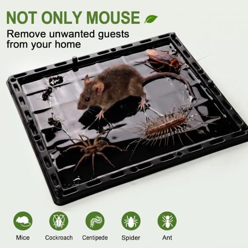4 Pack Glue Traps for Mice 10.25" *10.87" Sticky Mouse Rats Traps for Home - size: 4Pack