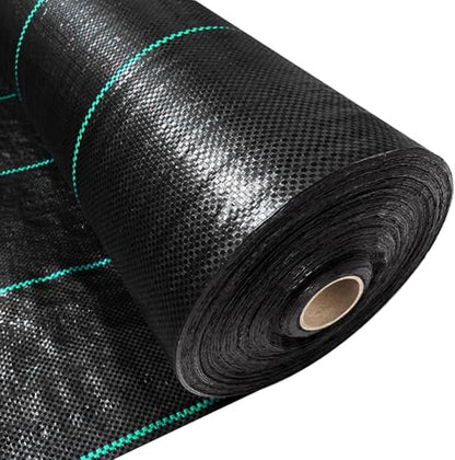 Driveway Fabric,15FTx100FT Weed Barrier Landscape Fabric Heavy Duty - size: 15X100FT