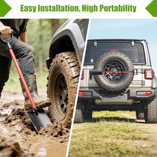 Garden Shovel, Heavy Duty Trench Shovel for Digging,12" Wide Sharp Narrow Spade, 47" Handle, Trench Shovel for Digging,Trenching, Planting,Scraping, Edging with Cutting Blade, D Handle, Foot Pedal