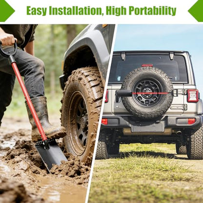 Garden Shovel, Heavy Duty Trench Shovel for Digging,12" Wide Sharp Narrow Spade, 47" Handle, Trench Shovel for Digging,Trenching, Planting,Scraping, Edging with Cutting Blade, D Handle, Foot Pedal