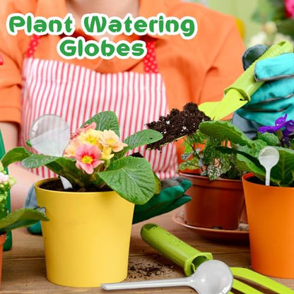 Pynqdfu 20 PCS Clear Plant Watering Globes,Plastic Self-Watering Bulbs,Self Watering Planter Insert Plant Accessories for Plants Indoor,Outdoor,Flowerpot,Home Garden(Large,Medium,Small) - size: 5 Large+5 Medium+10 Small