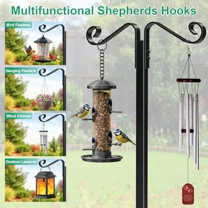 TomCare Garden Hose Holder, Heavy Duty Stand for 160FT Hose with 4 Spikes - color: Matte Black, size: 15.2″ W