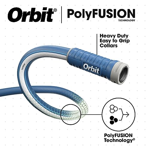 Orbit 22005 Polyfusion Garden Hose - Heavy-Duty Water Hose (50-Foot x 5/8-Inch) - size: 50 Ft, style: Polyfusion