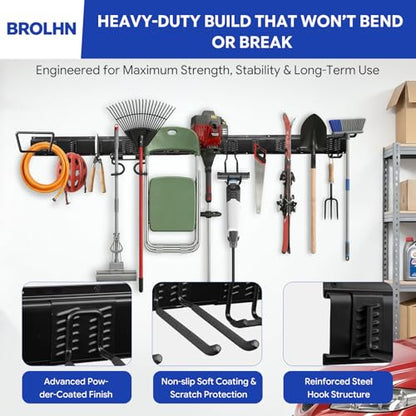 64" Garage Tool Organizer Wall Mount - size: 64 Inches