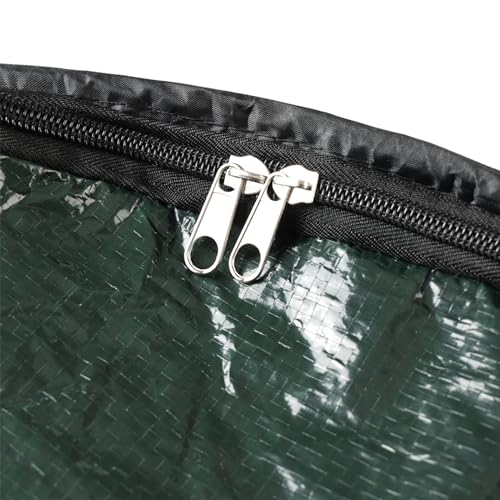 Wakeman Pop Up Outdoor Garbage Can, Black, 29.5 Gallon - color: Green, size: 29.5-Gallon