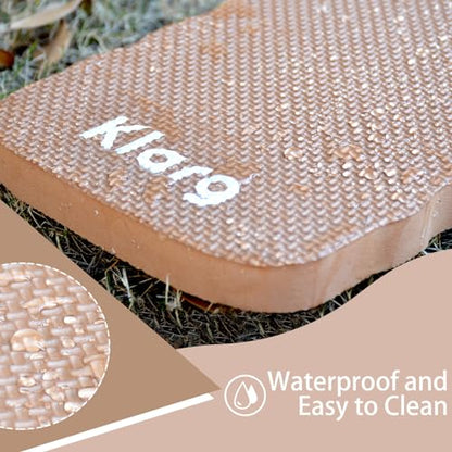 Garden Kneeling Pad 2 PCS, Thick Foam Kneeling Pad, Comfortable, Waterproof Knee Mat for Gardening, Cleaning, Baby Bathing, Yoga, Camping, and Auto Repair.16.1" x 7.4" x 0.78"