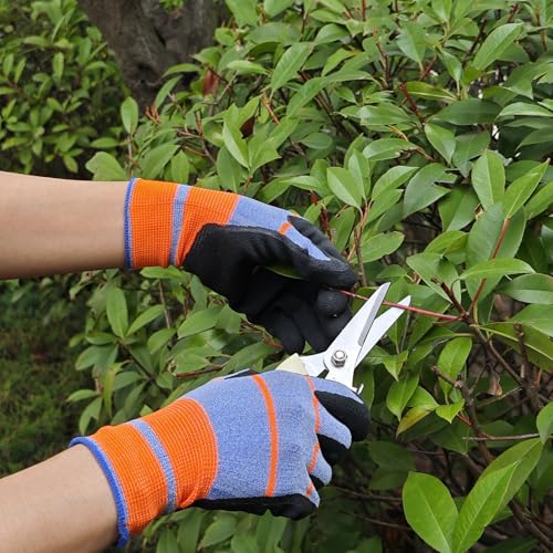 6 Pairs Gardening Work Gloves for Women & Men