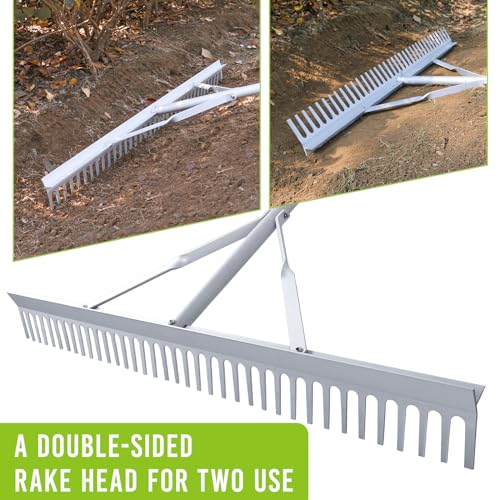 36 Inch Aluminum Landscape Rake - style: 36 Inch Landscape Rake