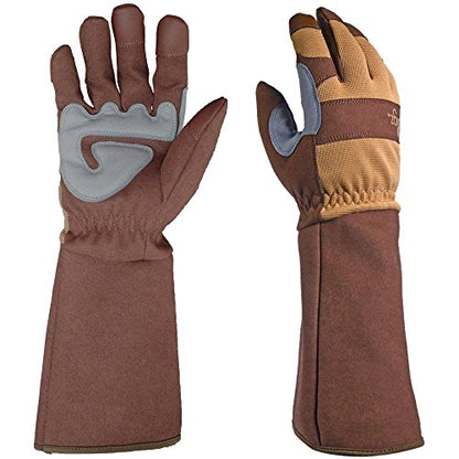 Digz Rose Pruning Thorn-Proof Gardening Gloves with Forearm Protection for Men and Women - size: Medium (Pack of 1)