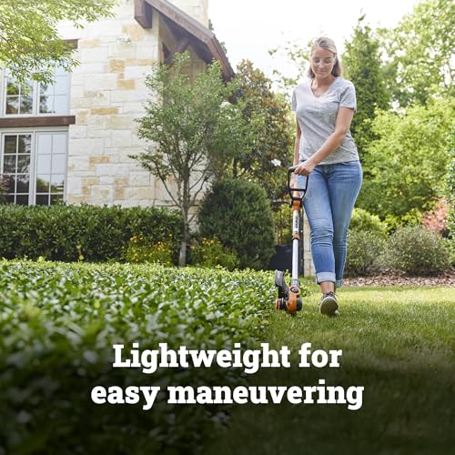 Worx 20V 12" 2-in-1 Cordless String Trimmer & 360CFM Leaf Blower Kit, WG929 - style: 12" Trimmer & 360 CFM Blower w/(2) 2.0Ah Batteries