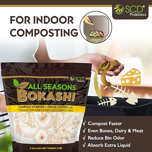 SCD Probiotics Bokashi Compost Starter, Accelerator, Odor Reducer - 15 lb - size: 15 lb