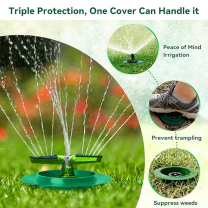 Lawn Sprinkler Head Protector – 10 Pcs for 1.5" - 2.5" Sprinkler Heads